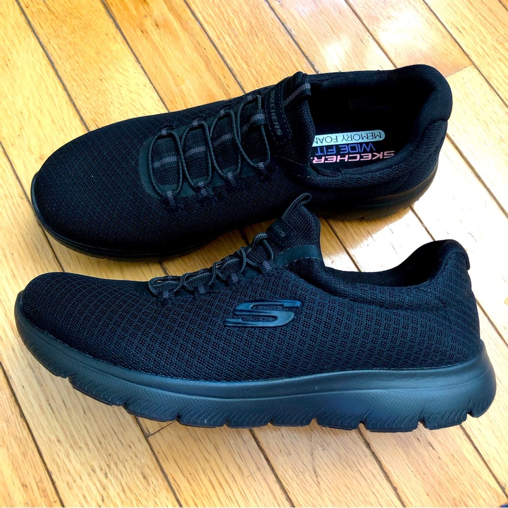 Skechers Women’s Widefit Memory Foam Athletic Shoes